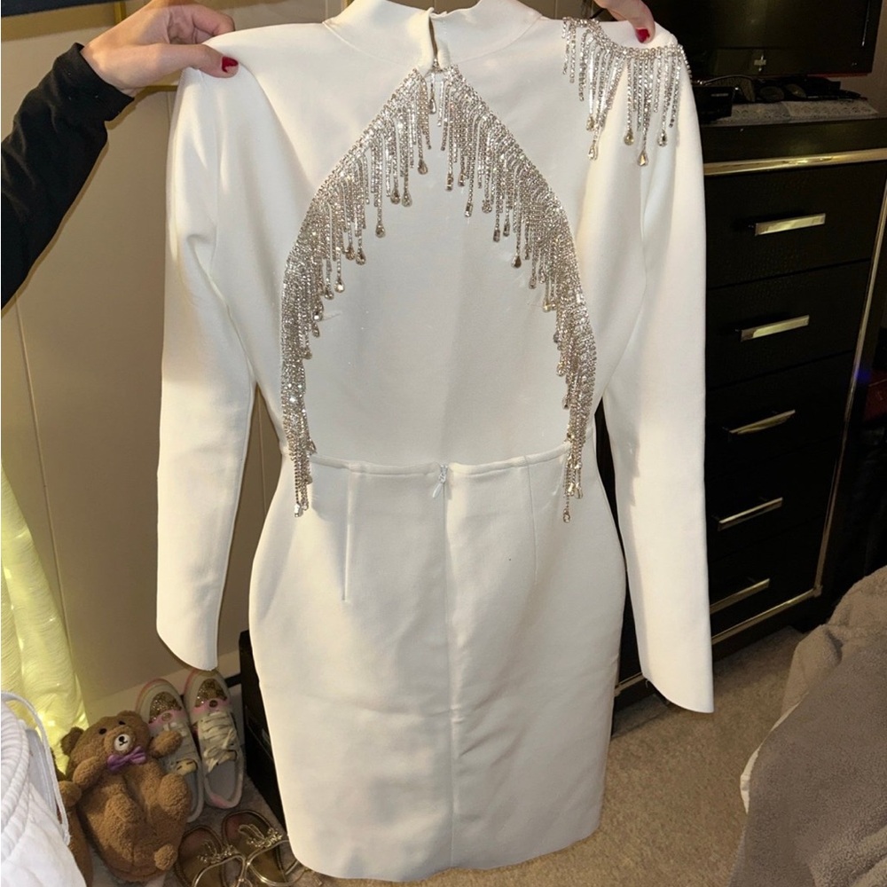 White diamond dress